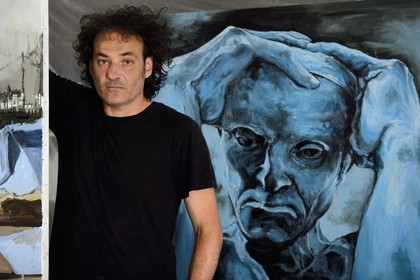 France, Val-de-Marne, Yvry-sur-Seine, Workshop of Fred Kleinberg, work for the exhibition Odyssée (Odyssey)