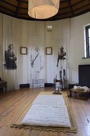 South Africa, Gauteng Province, Johannesburg, residential area of Orchards, Satyagraha House, hotel and museum located in the house that hosted Mohandas Gandhi from 1908 to 1909, built in 1907 by his companion the German architect Hermann Kallenbach