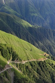Georgia, Kakheti, Tusheti region, the spectacular track connecting Telavi to Omalo through the Abano Pass at 2826 metres