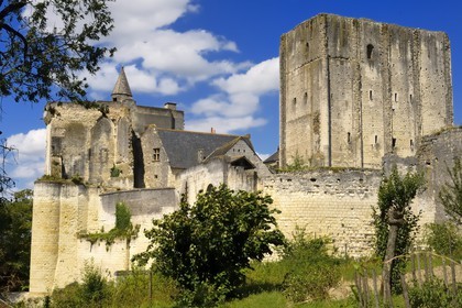 France, Indre et Loire, Loches, the donjon and the feudal fortress