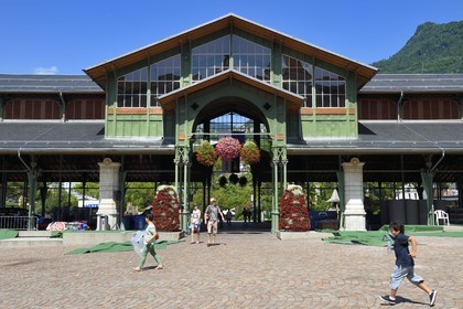 Suisse, Canton de Vaud, Montreux, halle du marché couvert