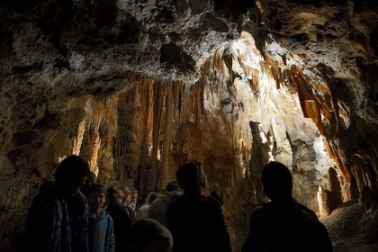 France, Ardèche (07), Saint-Marcel-d'Ardèche, la Grotte de la Madeleine
