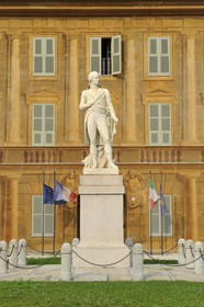 Italy, Piedmont, Marengo Museum in the former  Villa Delavo, the Battle of Marengo was fought on 14 June 1800 between the victory French forces under Napoleon Bonaparte and Austrian forces near the city of Alessandria 70km north of Genoa