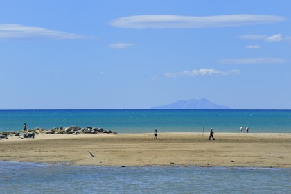 Italie, Toscane, plage de Castiglione della Pescala