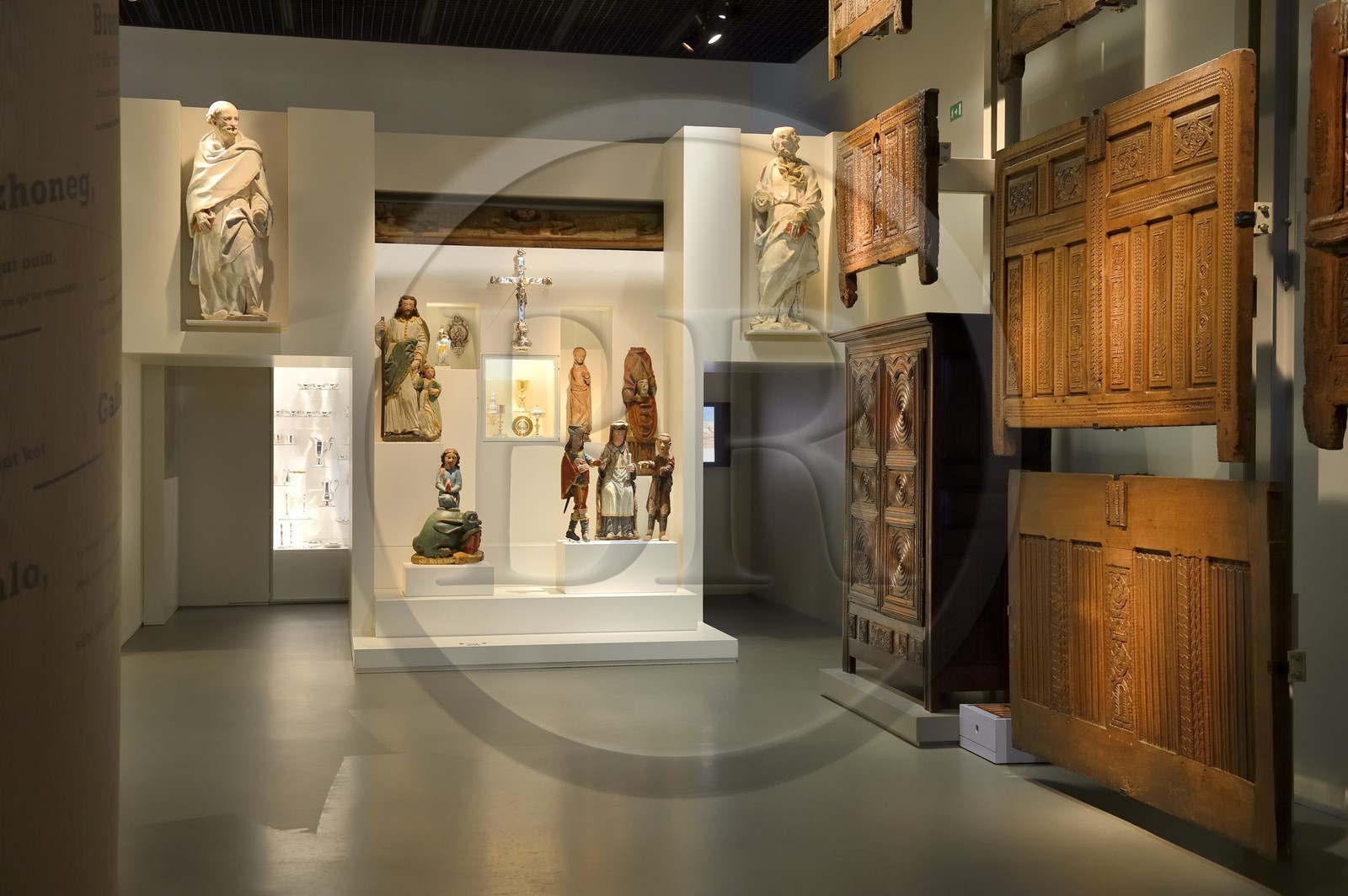 France, Ille-et-Vilaine (35), Rennes, Les Champs Libres de l'architecte Christian de Portzamparc, le musée de Bretagne