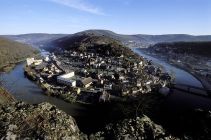 France, Ardennes (08), Revin et les bords de la Meuse