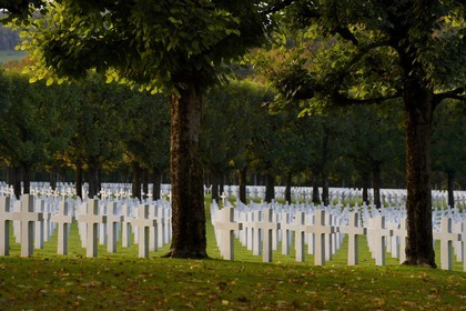 France, Meuse, Romagne-sous-Montfaucon, the World War I Meuse-Argonne American Cemetery and Memorial, the cemetery contains the largest number of American military dead in Europe (14246)