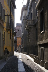 Italie, Lombardie, Milan, via del Carmine dans la vieille ville