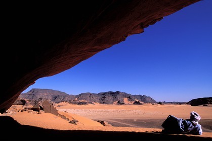 Libye, région du désert, Le Fezzan (Sahara), Tadrart Akakus, site de Wadi Teshwinat