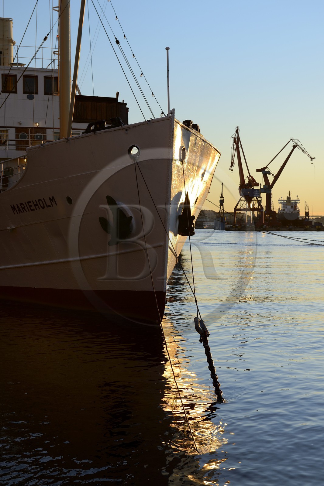 Sweden, Västra Götaland, Göteborg (Gothenburg), Maritiman’s fleet of ships in the old port