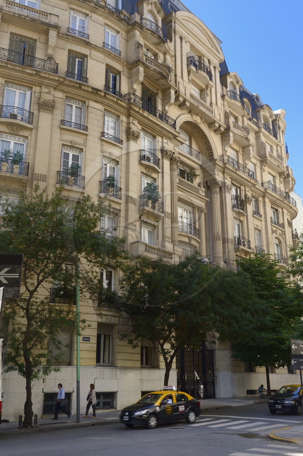 Argentina, Buenos Aires, Retiro district, Haussmann building type
