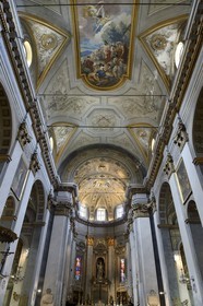 France, Haute Corse, Bastia, the baroque St Jean Baptiste Church