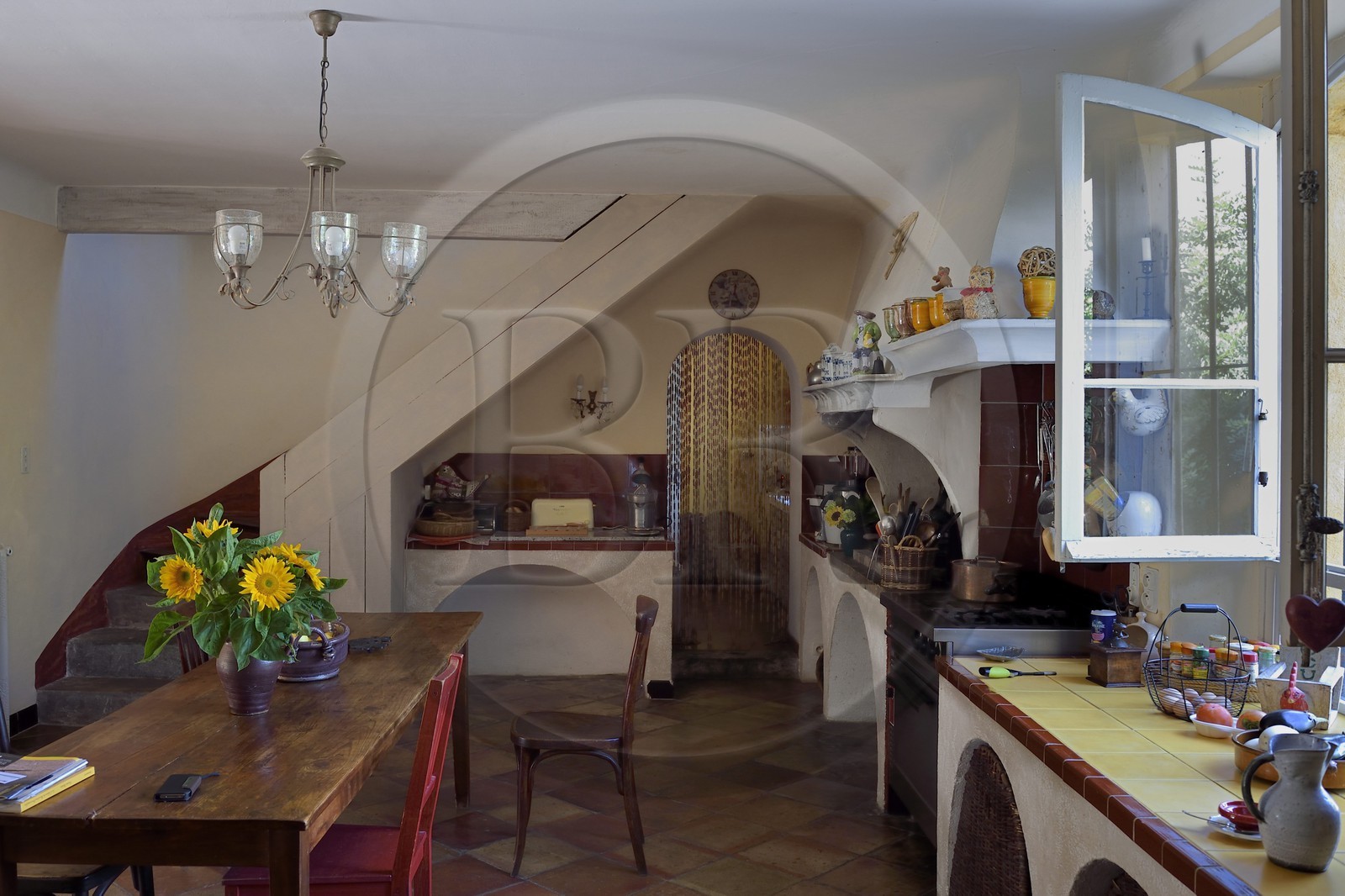 France, Var (83), Hyères, maison d'Hôtes La Bastide du Plantier, cuisine