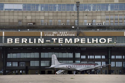 Allemagne, Berlin, ancien aéroport international de Berlin-Tempelhof