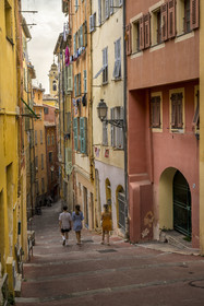 France, Alpes-Maritimes (06), Nice classée Patrimoine Mondial de l'UNESCO, le Vieux Nice, rue du Malonat