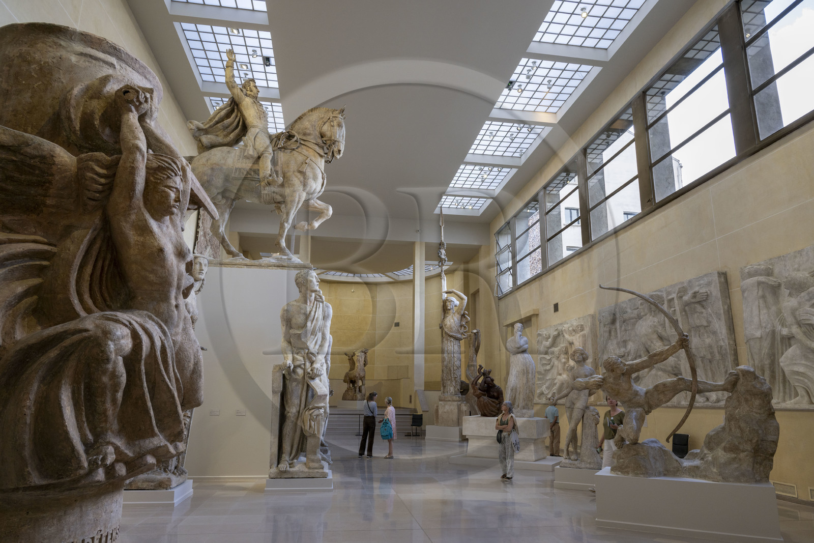 France, Paris (75), le musée du sculpteur Antoine Bourdelle, hall des platres