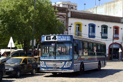 Argentine, Buenos Aires, quartier de La Boca, bus