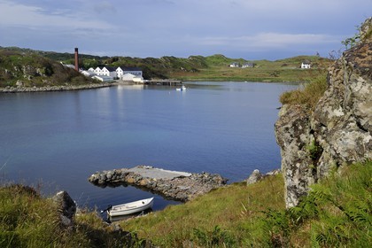 United Kingdom, Scotland, Inner Hebrides, Islay Island, Port Ellen, Lagavulin Scotch whisky distillery