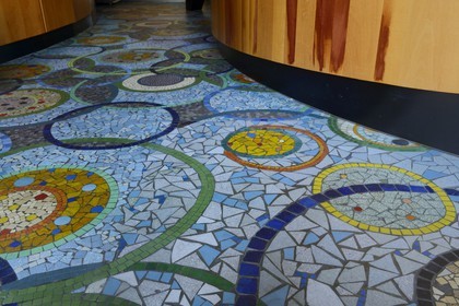 France, Ille-et-Vilaine, Rennes, Helen Flowers shop floor (now the pastry Daniel) place de la mairie (Town Hall Square), created by Isidore Odorico