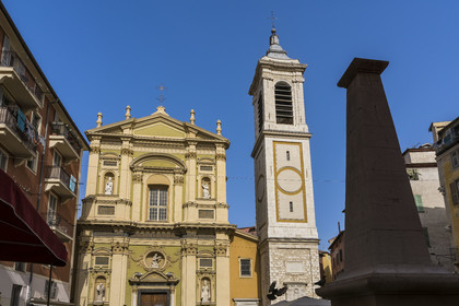France, Alpes-Maritimes, Nice, listed as World Heritage by UNESCO, Old Nice, Place Rossetti, Sainte Reparate Cathedral