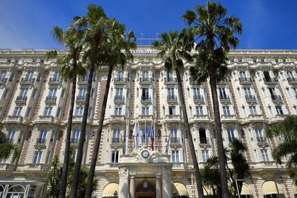 France, Alpes-Maritimes, Cannes, the Carlton palace on the boulevard de la Croisette