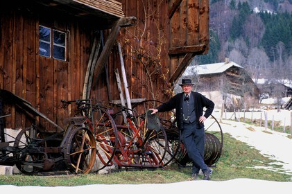 France, Haute-Savoie (74), région de Samoens, Cessonnes écomusée la ferme du clos parchet
