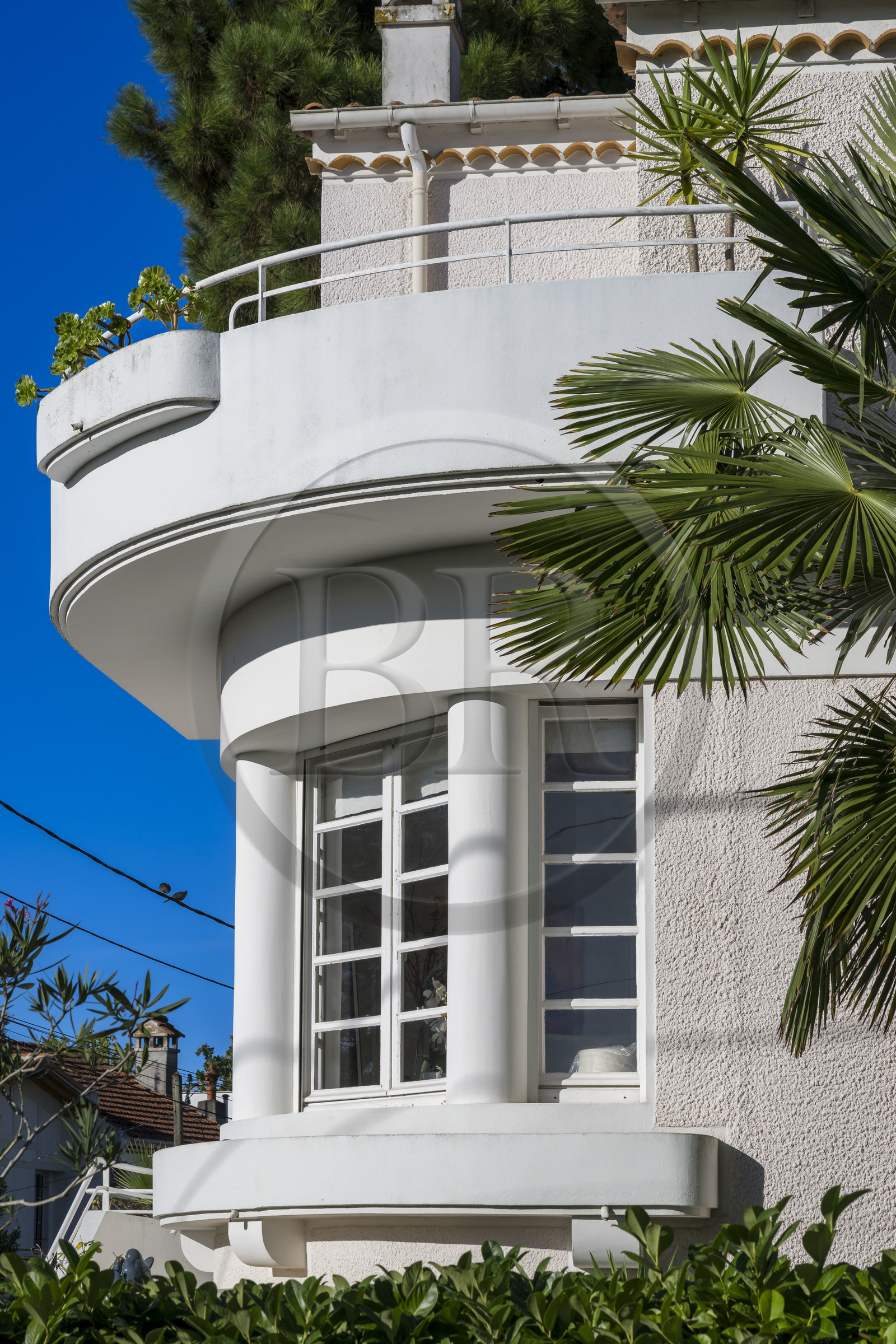 France, Charente-Maritime, Royan, villa avenue de la Clairière in the residential area The Parc
