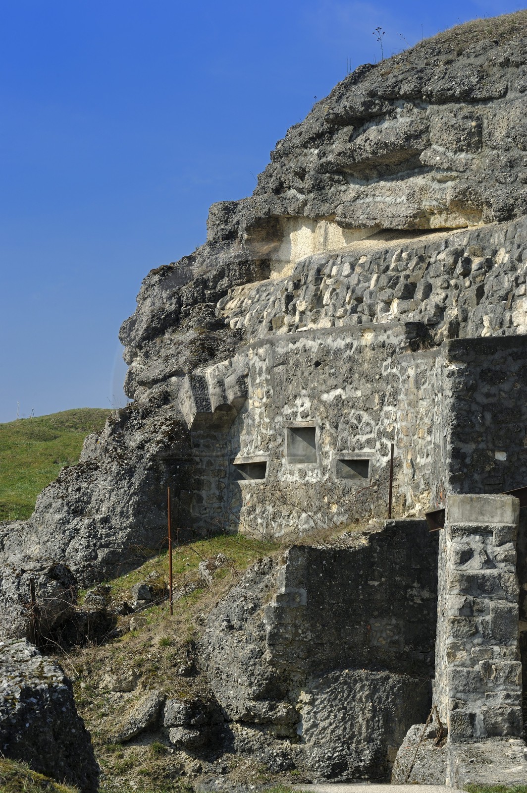 France, Meuse (55), Douaumont, fort de Douaumont, pièce maîtresse de la défense autour de Verdun qui fut pris par les allemands en 1916 puis repris par les troupes coloniales du Maroc la même année
