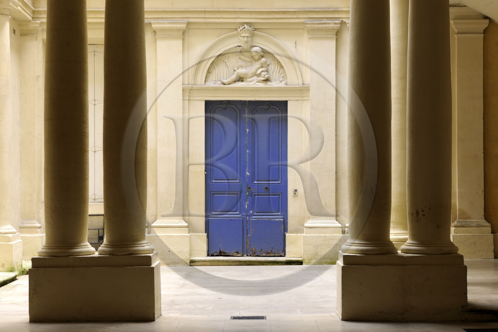 France, Hérault (34), Montpellier, Hôtel de Griffy du 18e siècle rue de l'Aiguillerie, classé monument historique