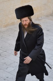 Israel, Jérusalem, ville sainte, vieille-ville classée Patrimoine Mondial de l'UNESCO, Juif orthodoxe