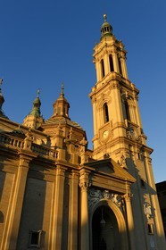 Espagne, Aragon, Saragosse, Plaza del Pilar, Basilique del Pilar (Notre-Dame du Pilier)