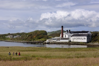 United Kingdom, Scotland, Inner Hebrides, Islay Island, Port Ellen, Lagavulin Scotch whisky distillery