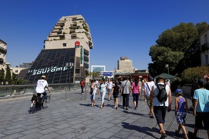 France, Hérault (34), Montpellier, centre commercial du Polygone aux abords de la place de la Comédie