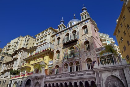 Principality of Monaco, Monaco, Moneghetti district, Villa Danichgah Persian style on the Boulevard du Jardin Exotique