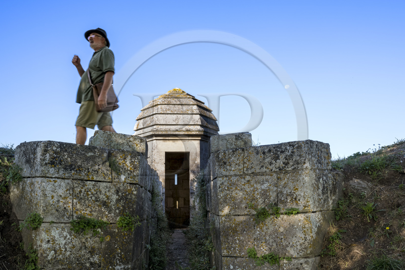 France, Charente Maritime, Saintonge, Marennes Hiers Brouage, Brouage citadel, labelled Les Plus Beaux Villages de France (The Most Beautiful Villages of France), the ramparts built from 1630 to 1640 are equipped with watchtowers