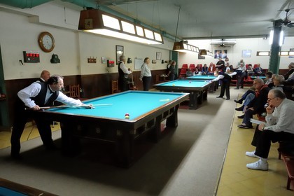 Argentine, Buenos Aires, quartier de Monserrat, Los 36 Billares, salle de billard et école de tango sur Avenida de Mayo