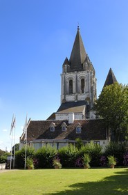 France, Indre et Loire, Loches, the Saint Ours abbey