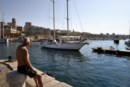France, Bouches-du-Rhône (13), Marseille, Le Vieux Port