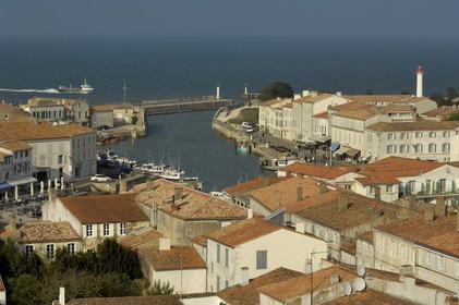 France, Charente-Maritime (17), ile de Ré, port de Saint-Martin-de-Ré