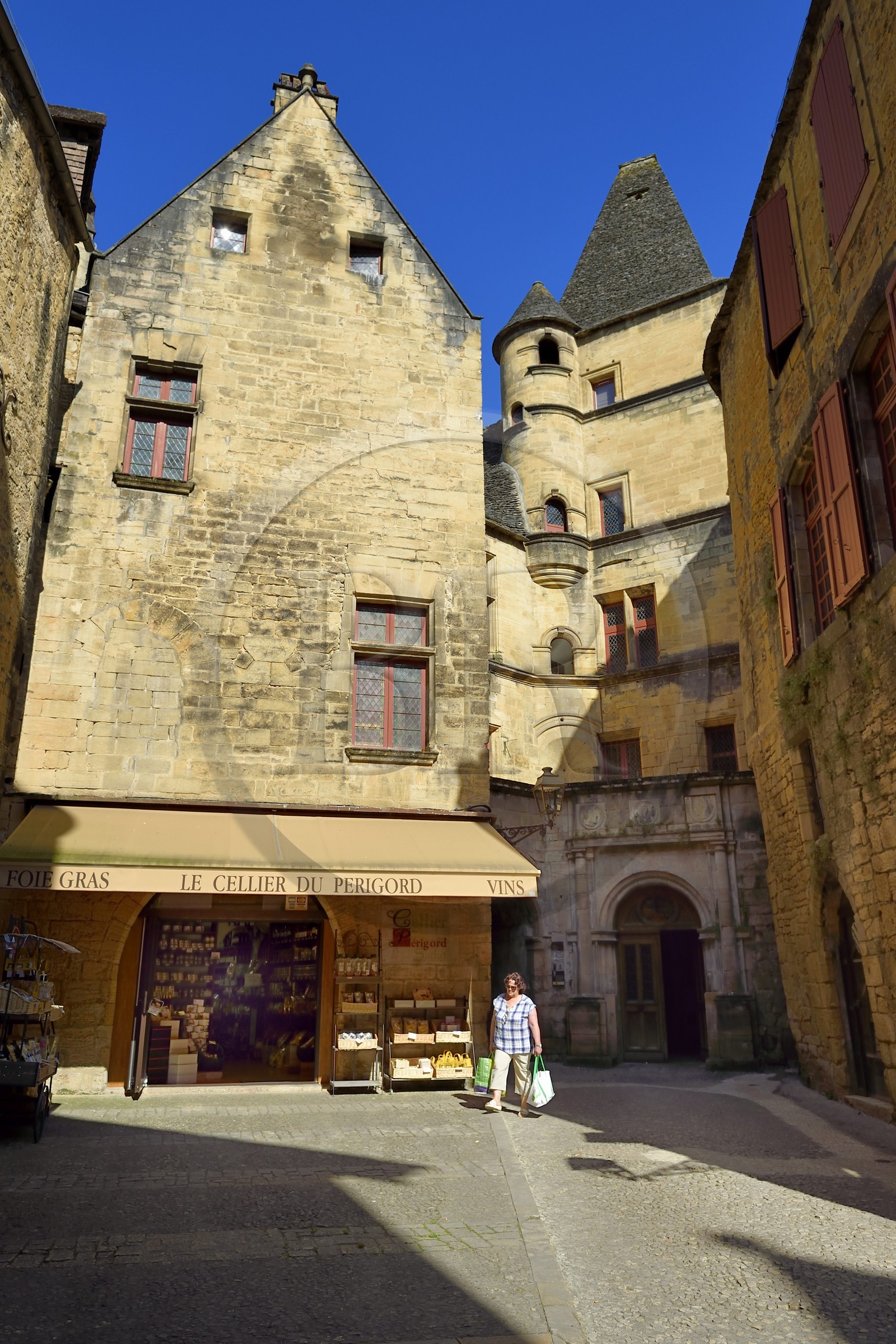 France, Dordogne (24), Périgord Noir, vallée de la Dordogne, Sarlat-la-Canéda, Hotel de Vienne de la fin du XVIème siècle