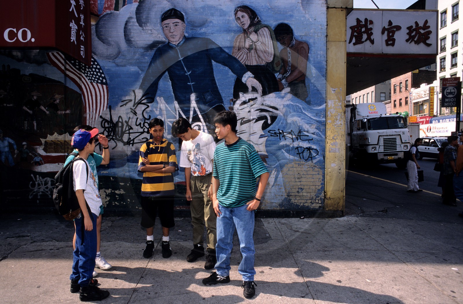 Etats-Unis, New York, Manhattan, Chinatown, dans Hester St