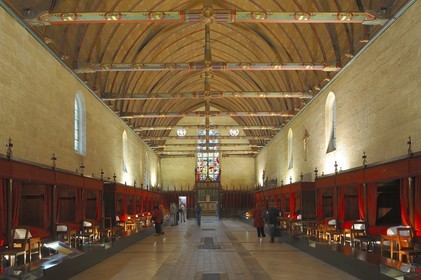 France, Côte-d'Or (21), l'Hôtel-Dieu des Hospices de Beaune, Grand' salle appelée aussi salle des pauvres