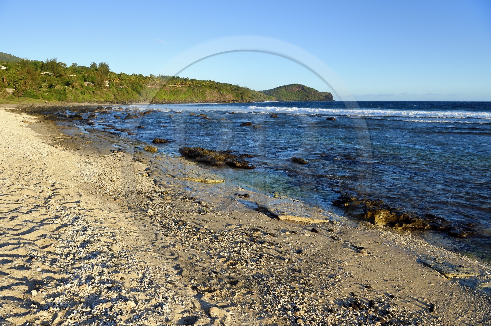 France, Ile de la Reunion, côte sud, plage de Petite-Ile