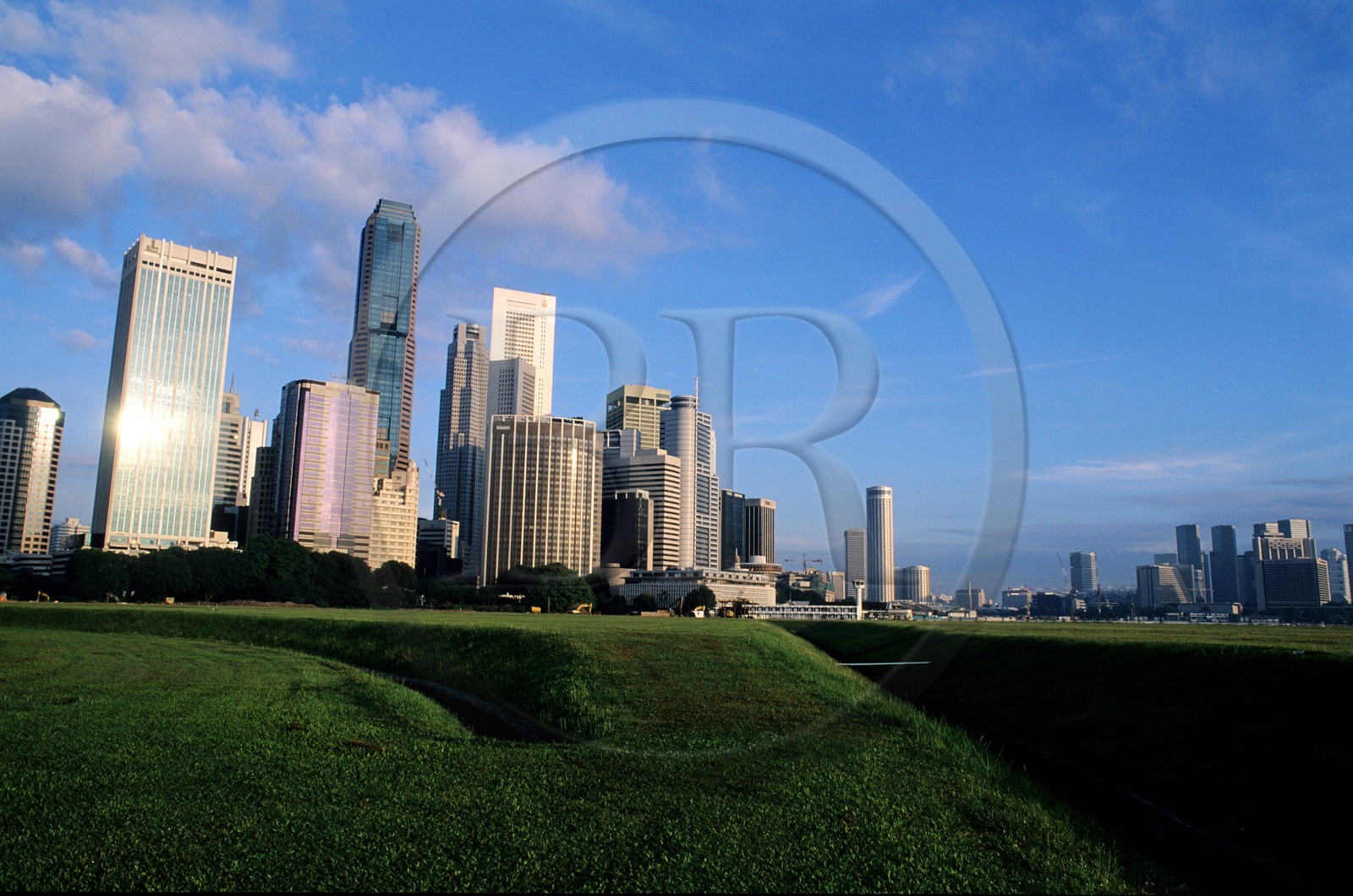 Singapour, gratte-ciel du centre ville