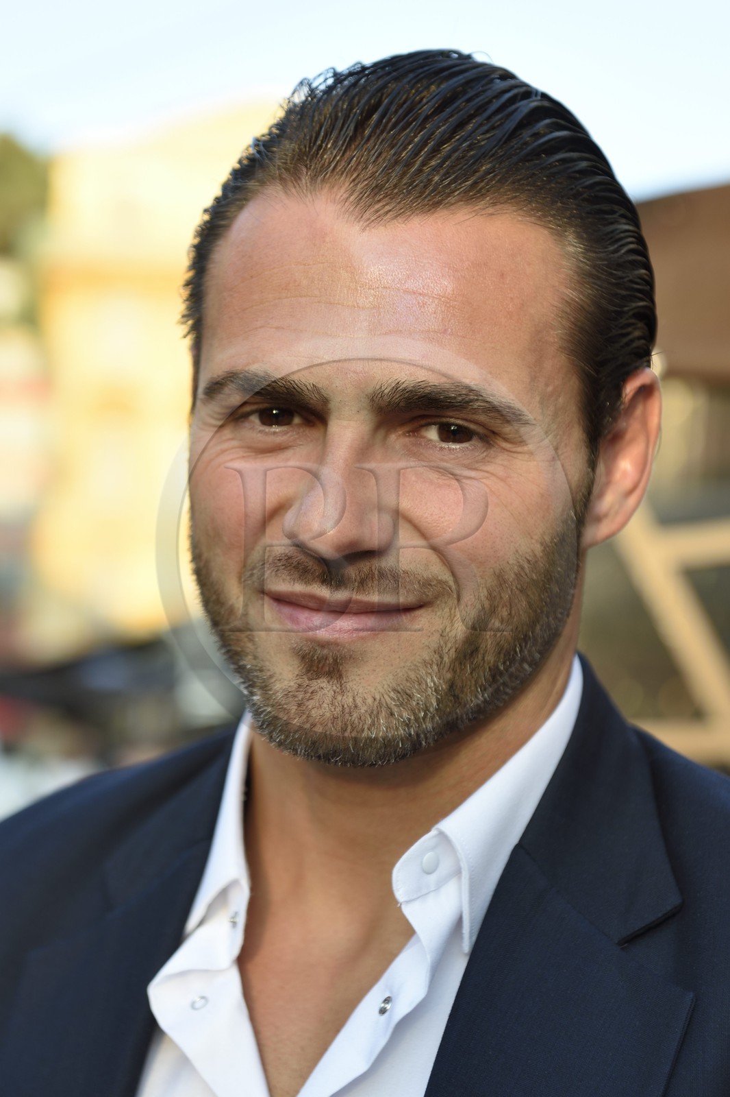 France, Alpes-Maritimes, Nice, old town, cours Saleya, the carnival organizer Cedric Pignataro