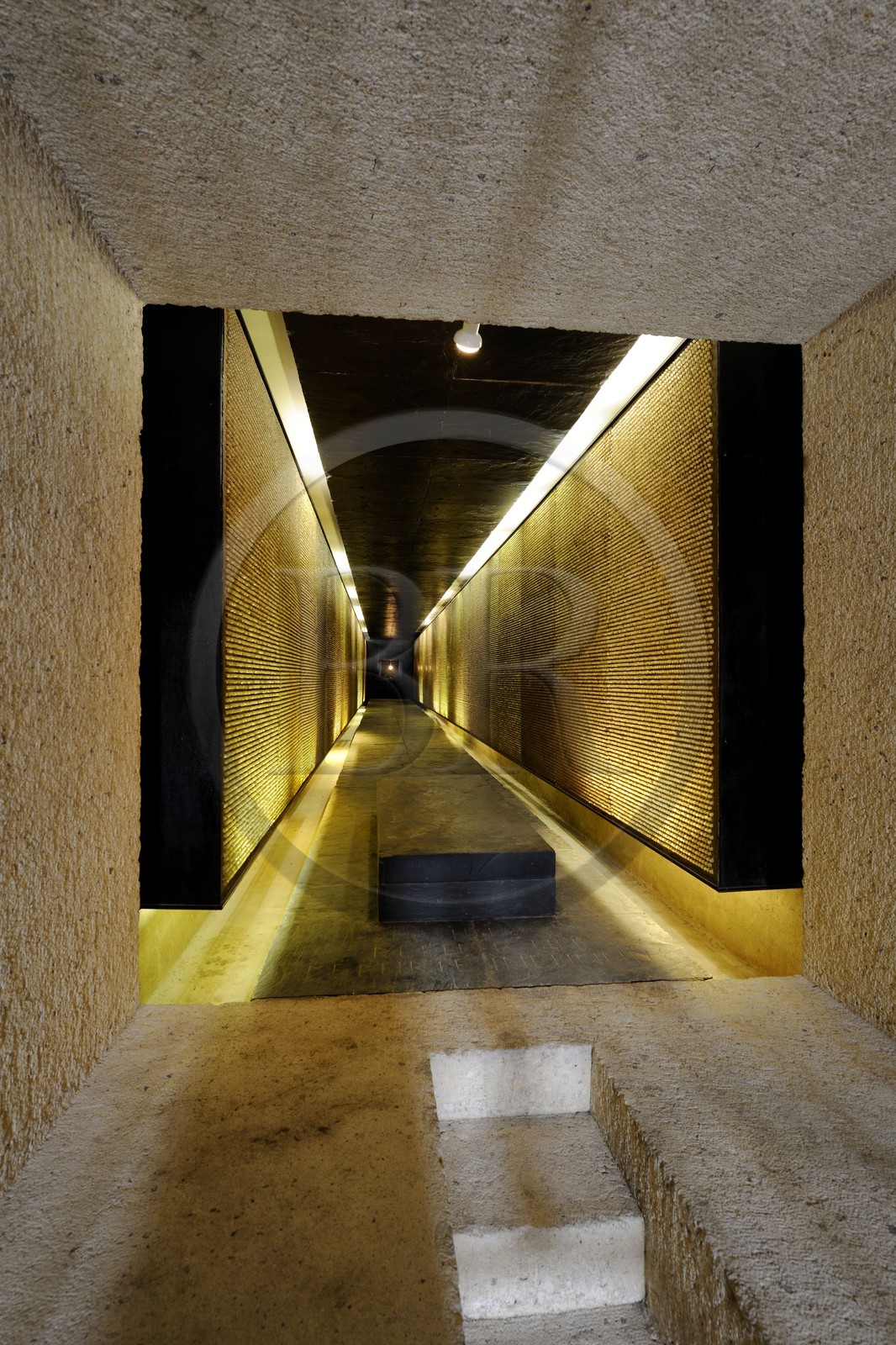 France, Paris (75), Ile de la Cité, Mémorial des martyrs de la Déportation, la galerie des lumières