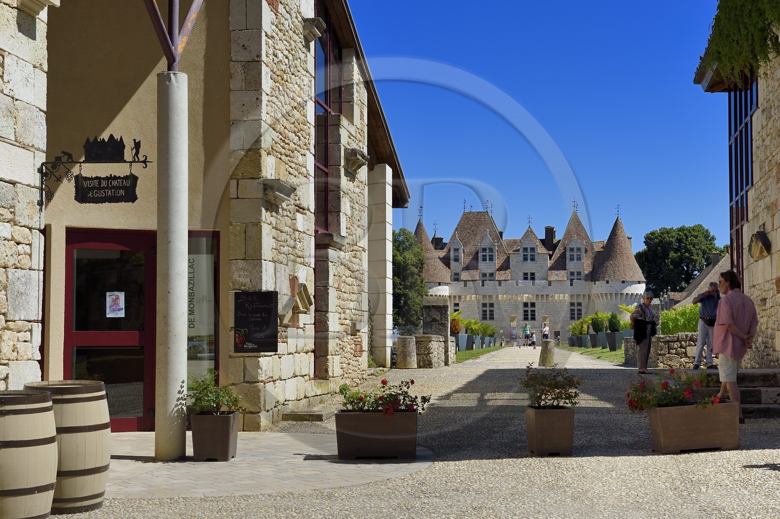 France, Dordogne (24), Périgord Pourpre, Monbazillac, Chateau de Monbazillac, la cave coopérative