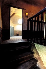 France, Val d'Oise, French Vexin natural regional park, Auvers sur Oise, Ravoux Inn, Van Gogh's room under the roof