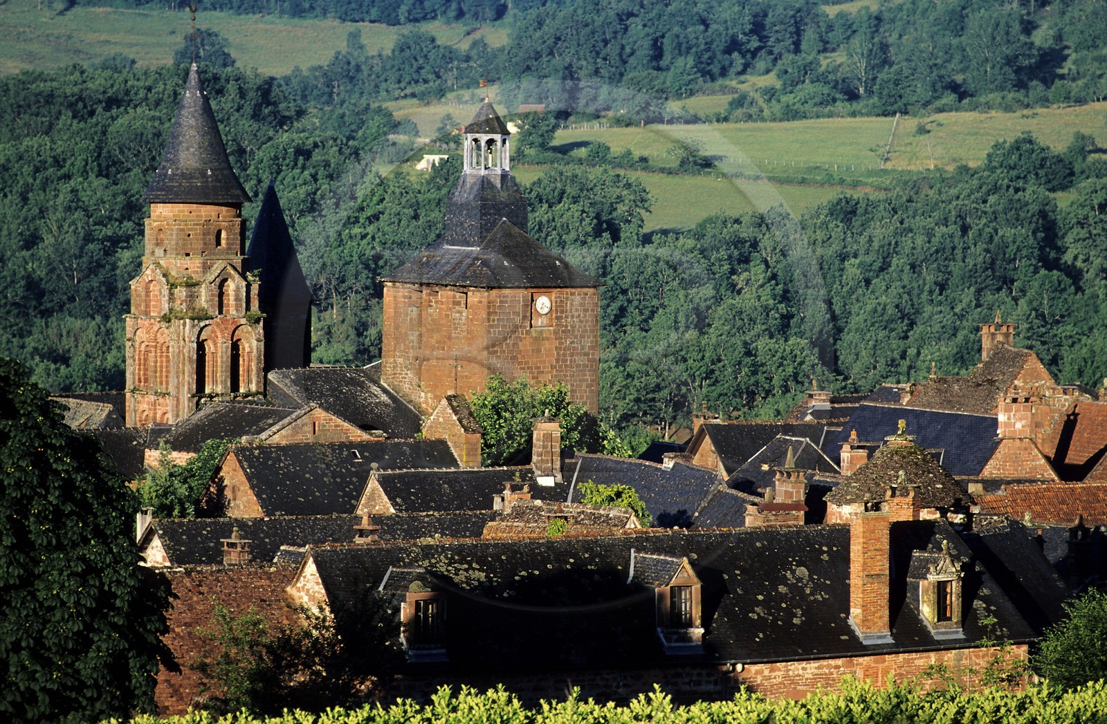France, Corrèze (19), Collonges-la-Rouge, labellisé Les Plus Beaux Villages de France