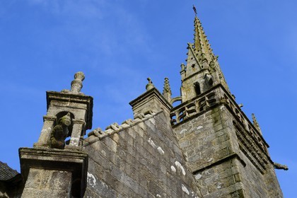 France, Finistere, Guimiliau, the church in the Parish close (enclos paroissial)